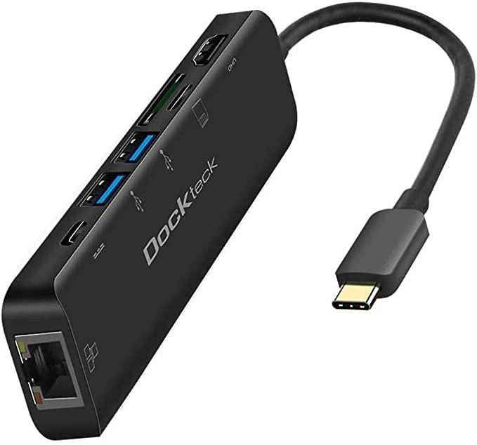 

Dockteck 7-IN-1 USB C Hub, многопортовая док-станция типа C