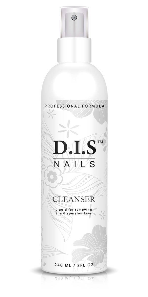 

D.I.S Nails Cleanser Жидкость для снятия липкого слоя 240 мл