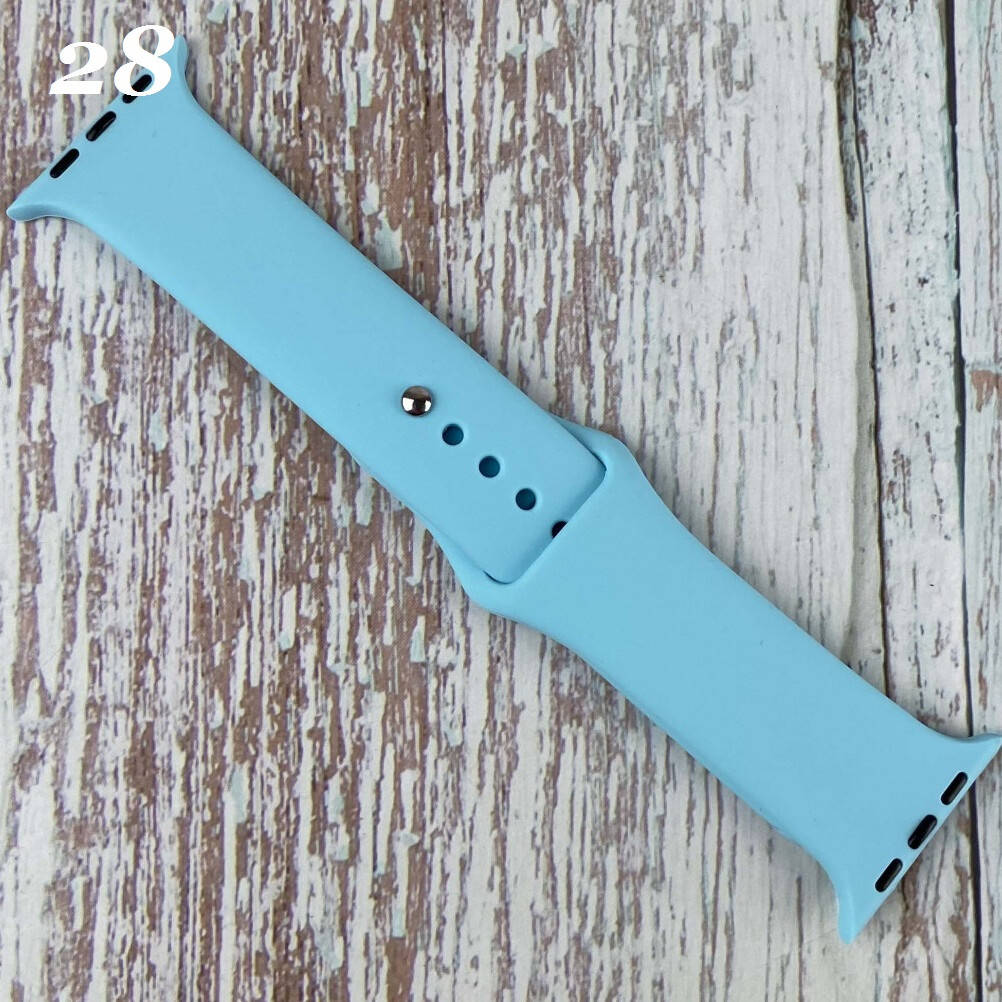 

Силиконовый Спортивный Ремешок Apple Watch Sport Band 38-40 42-44 mm Синий
