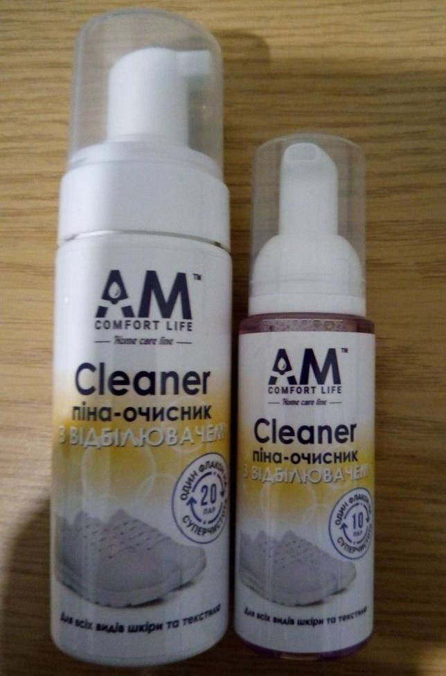 

Пена-очиститель для отбеливания подошвы и белой обуви AM Cleaner