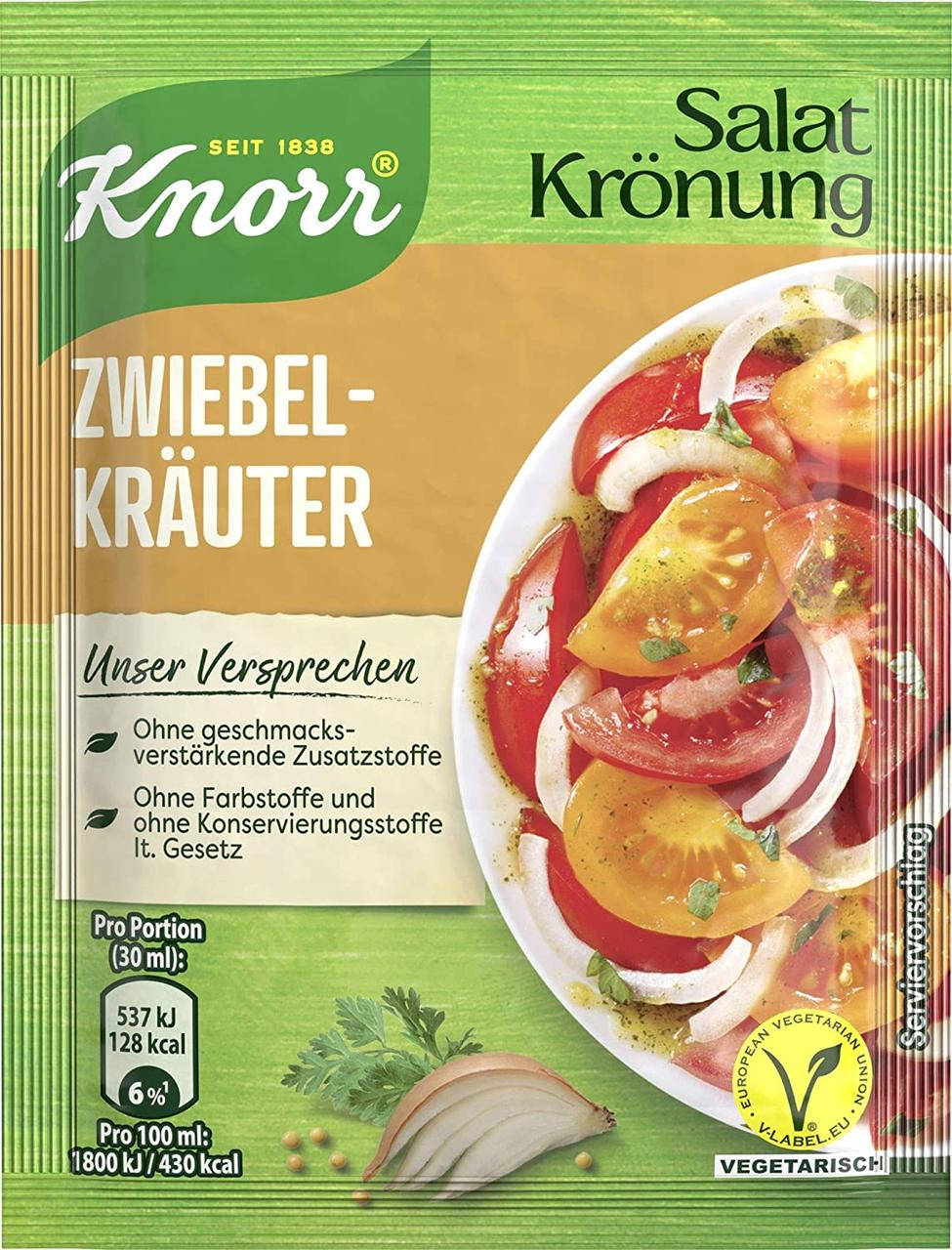 

Knorr Salatkrönung заправка с луком и травами (5 x 8 г)