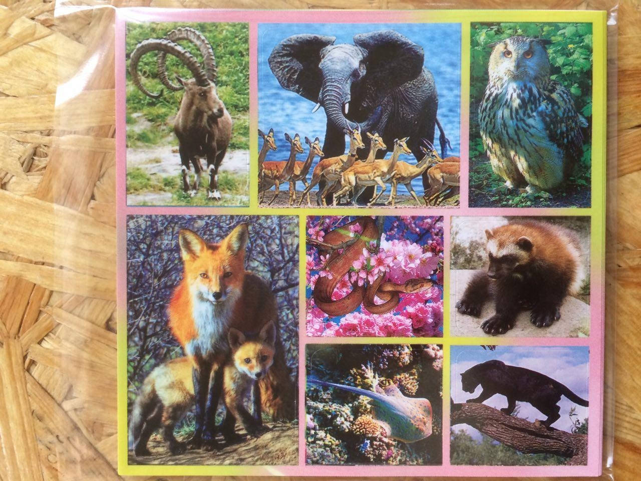 

Наклейки дикі тварини