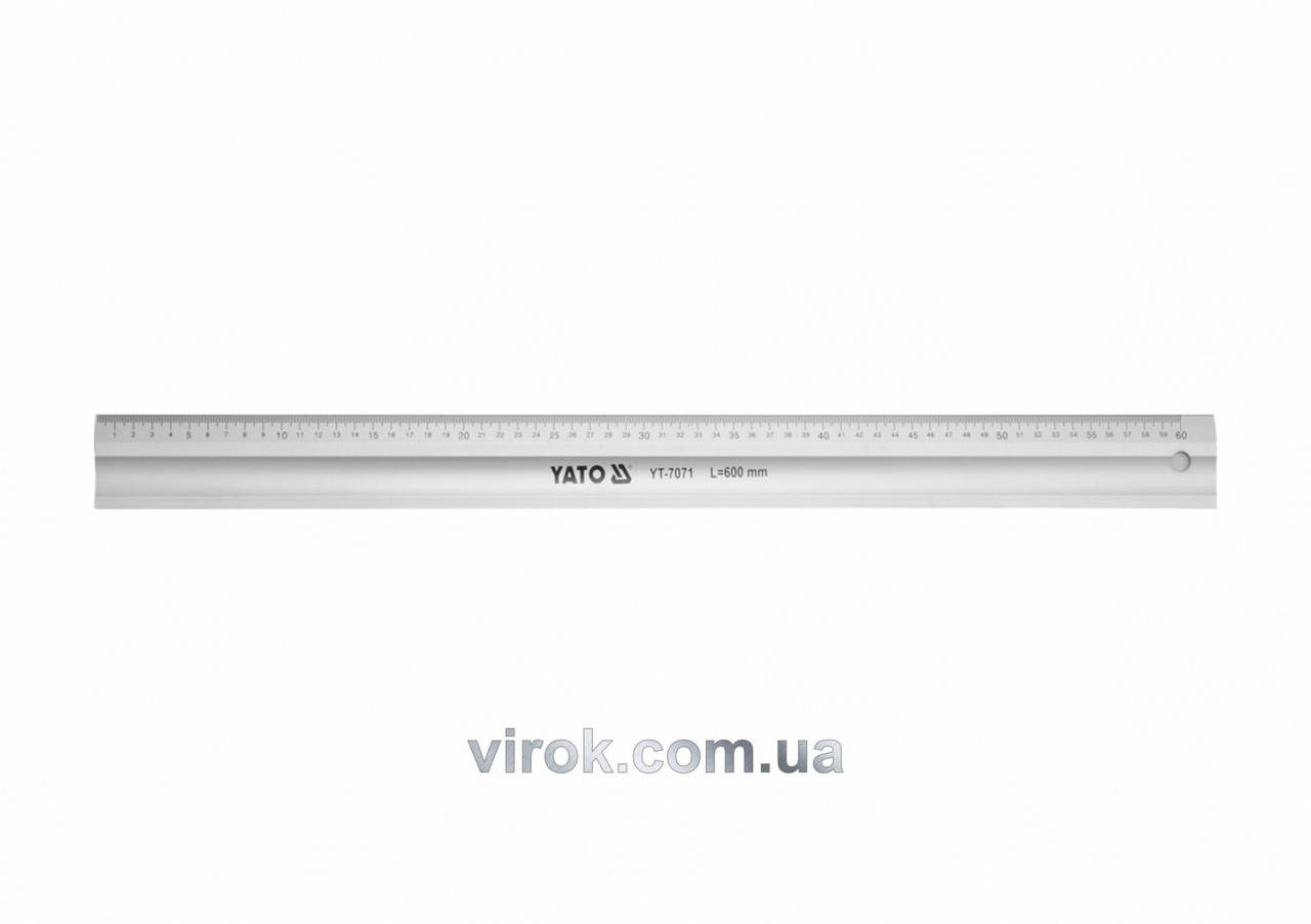

Линейка алюминиевая YATO 600 мм YT-7071