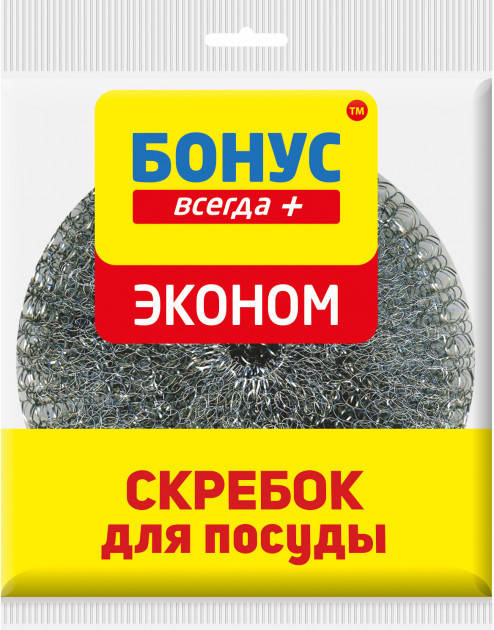 

Шкребок металевий Бонус Економ 1 шт
