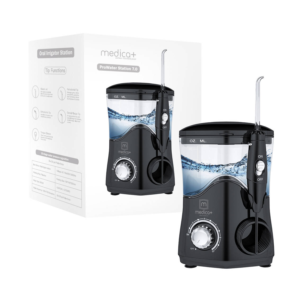 

Стационарный Ирригатор Medica+ ProWater Stantion 7.0 (BL)