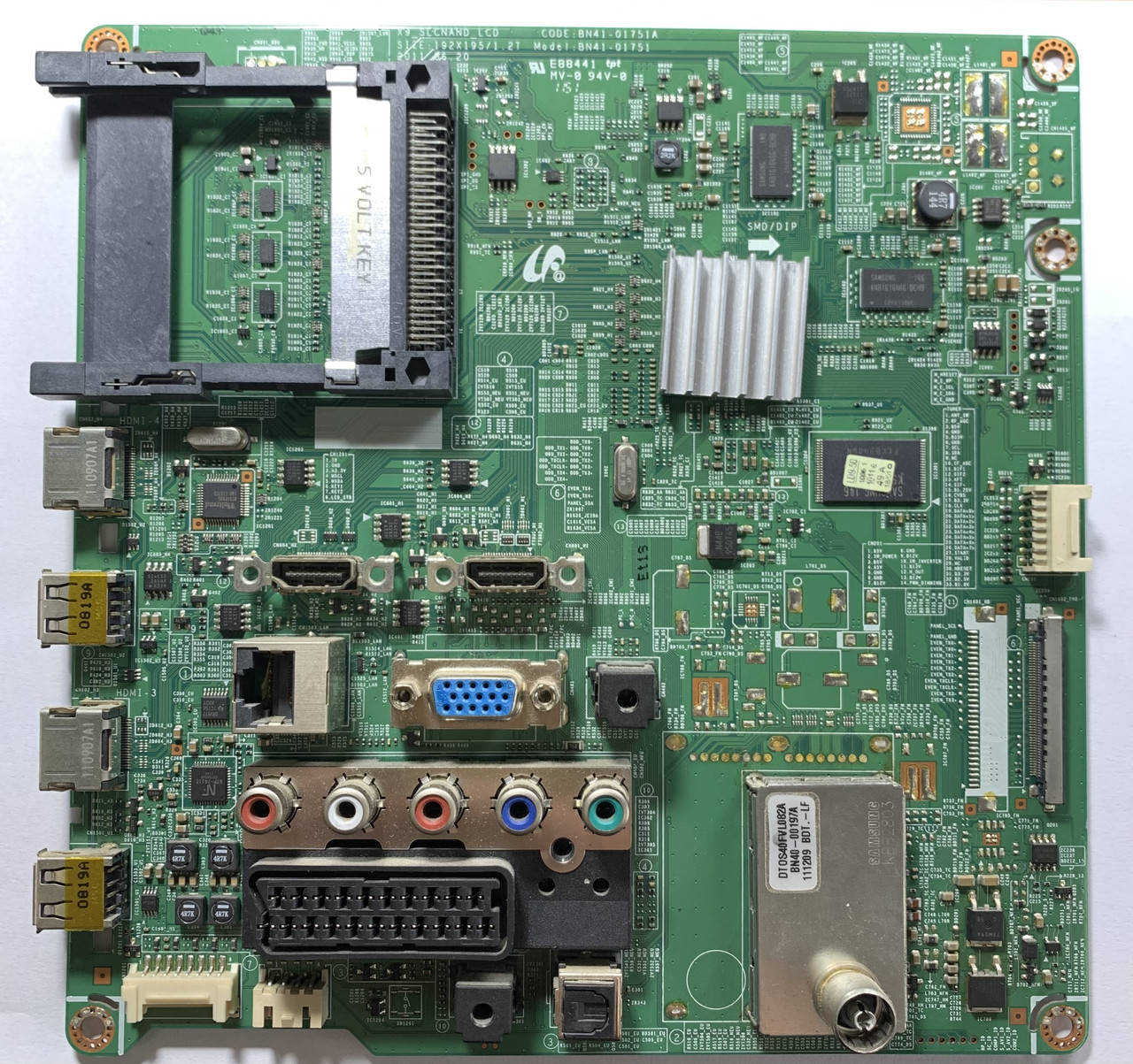 

Материнська плата BN41-01751A BN94-05412Q до телевізора Samsung LE40D551K2W
