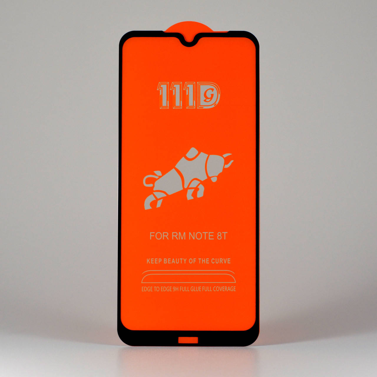 

Защитное премиум стекло на Xiaomi Redmi Note 8T клей по всей поверхности, Черный