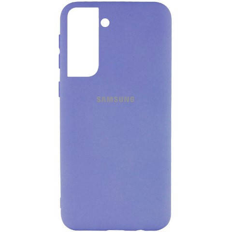 

Samsung S21 G990 лиловый чехол Silicone Cover lilac