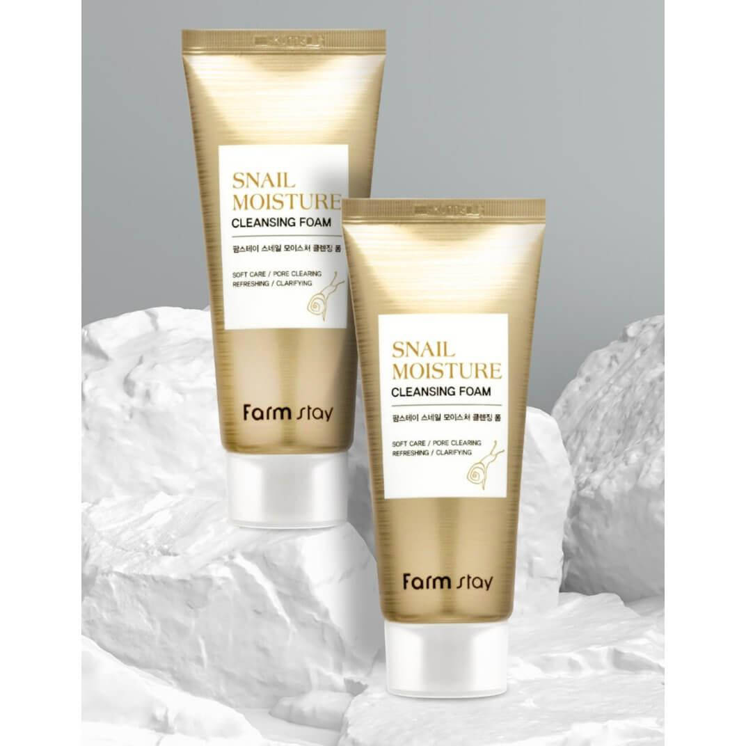 

Очищающая увлажняющая пенка с муцином улитки FarmStay Snail Cleansing Foam