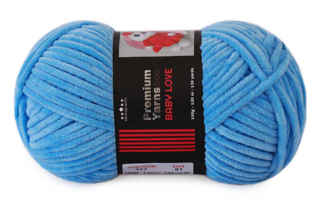 

Premium Yarn Baby Love, Голубой №327
