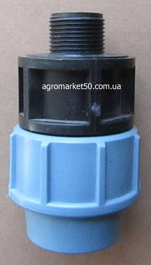 

Муфта с наружной резьбой D32х3/4"