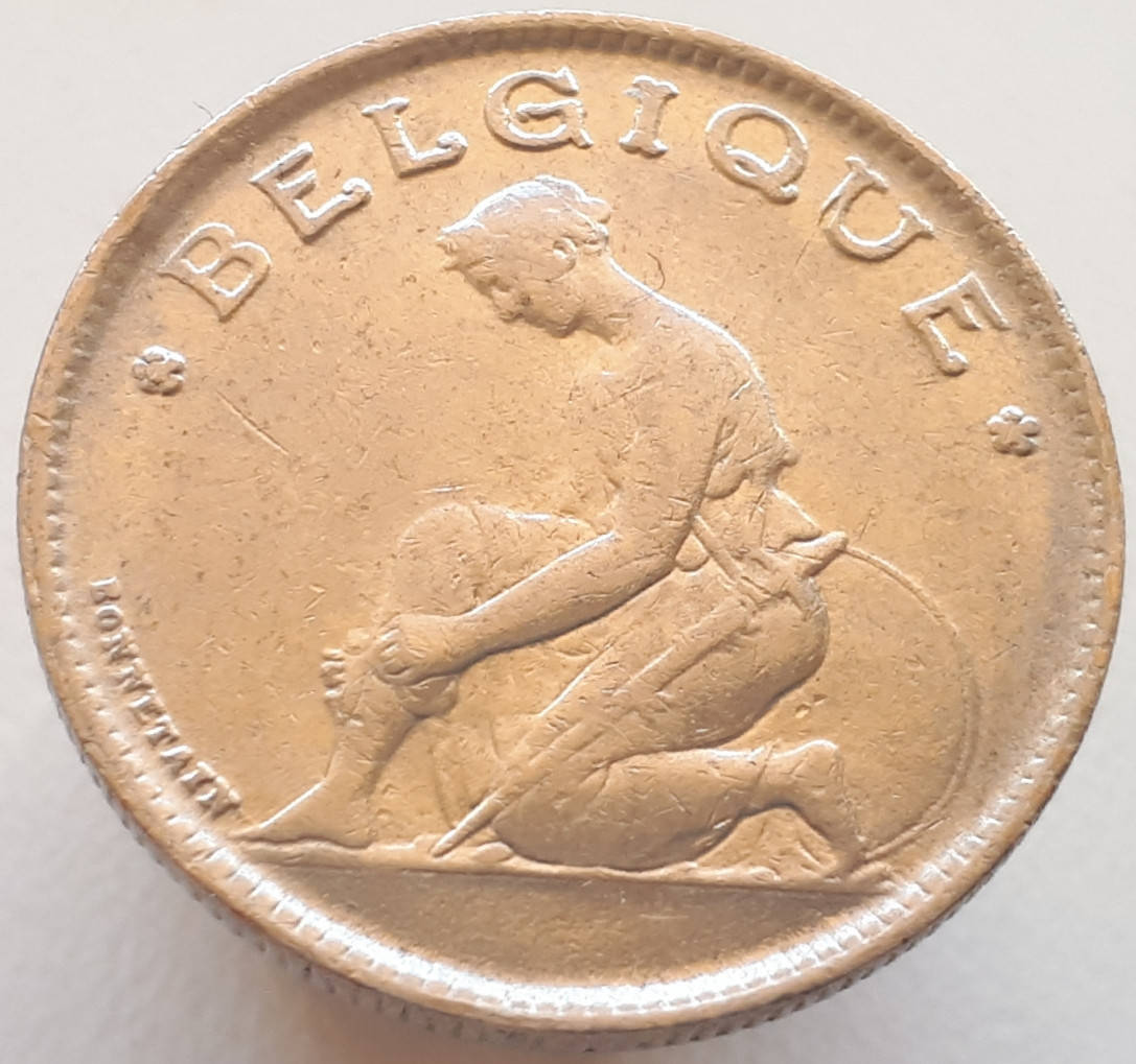 

Бельгия 1 франк 1923 ВР