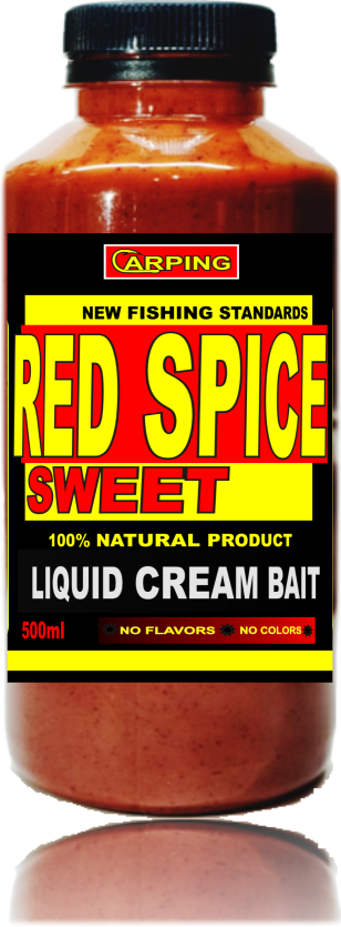 

Red spice sweet 500ml liquid cream bait, Красный