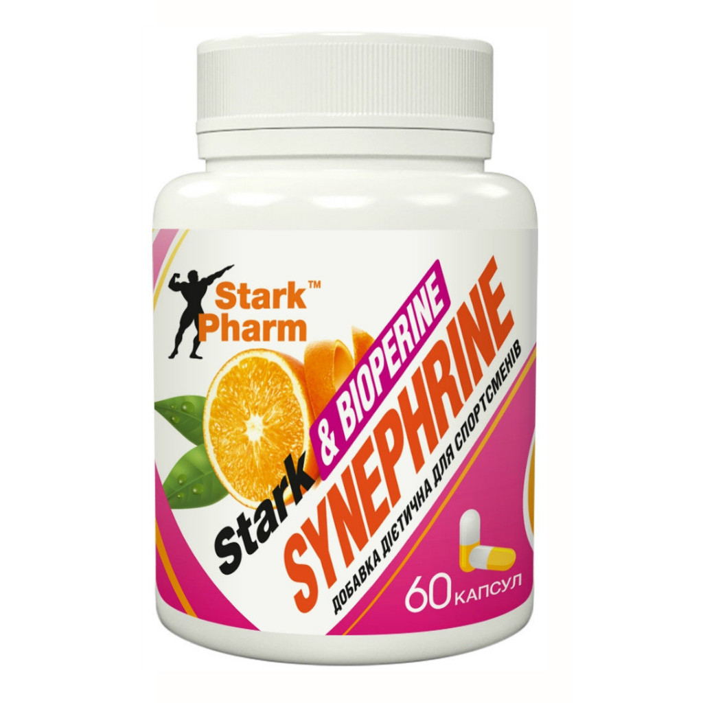 

Жироспалювач Synephrine & BioPerine 30 мг Stark Pharm 60 капсул