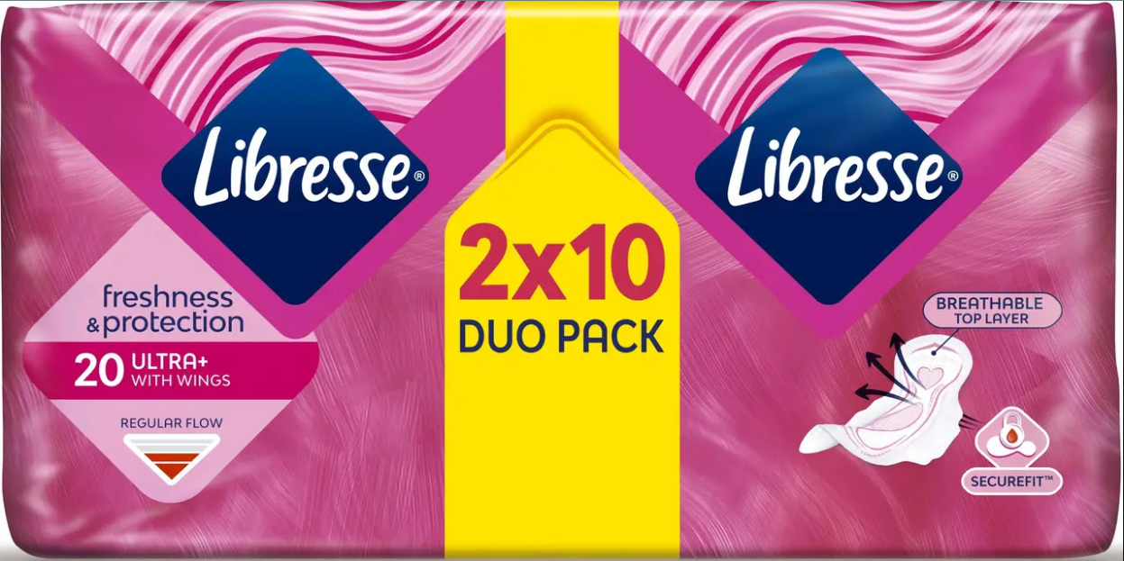 

Прокладки гигиенические Libresse Ultra 5 капель, 20 шт