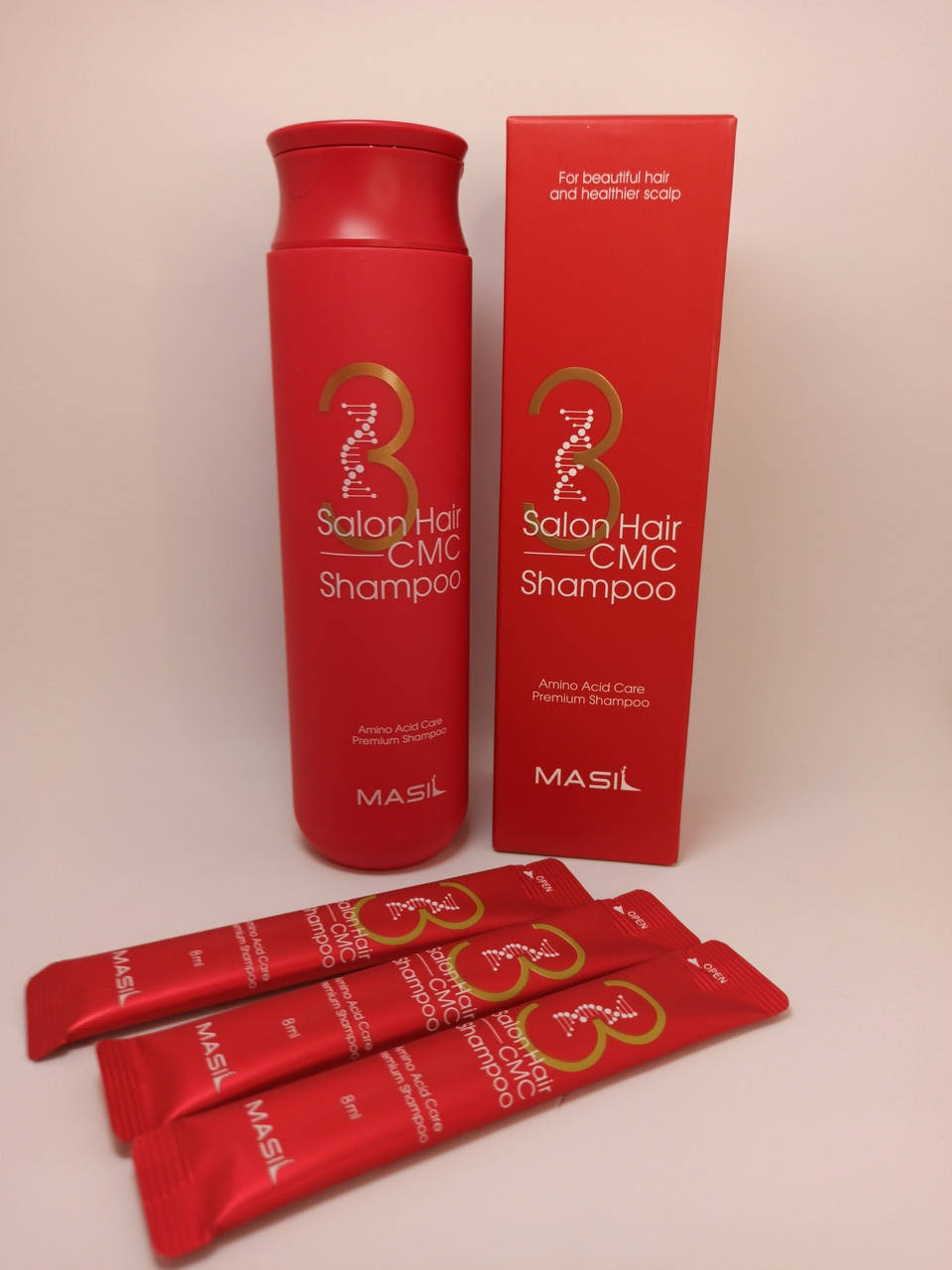 

Шампунь с аминокислотами для волос MASIL Salon Hair Cmc Shampoo,300 мл 8