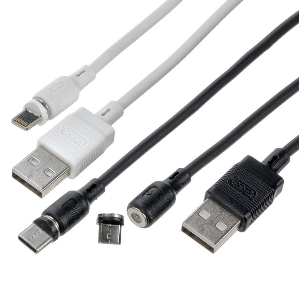 

USB Кабель XO NB187 Магнитный USB - MicroUSB (1М) (черный)