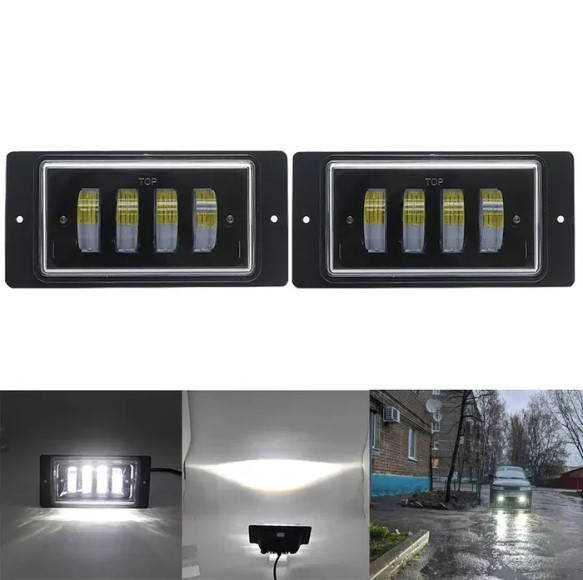 

ВАЗ 2115 2111 2112 2110 светодиодные штатные LED противотуманные фары