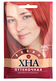 

Хна тонировочная "Рубин", 25 г. Фитокосметик