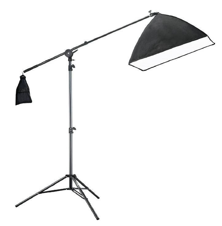 

Навесной Софтбокс 50х70см на стойке студийный свет Softbox Журавль