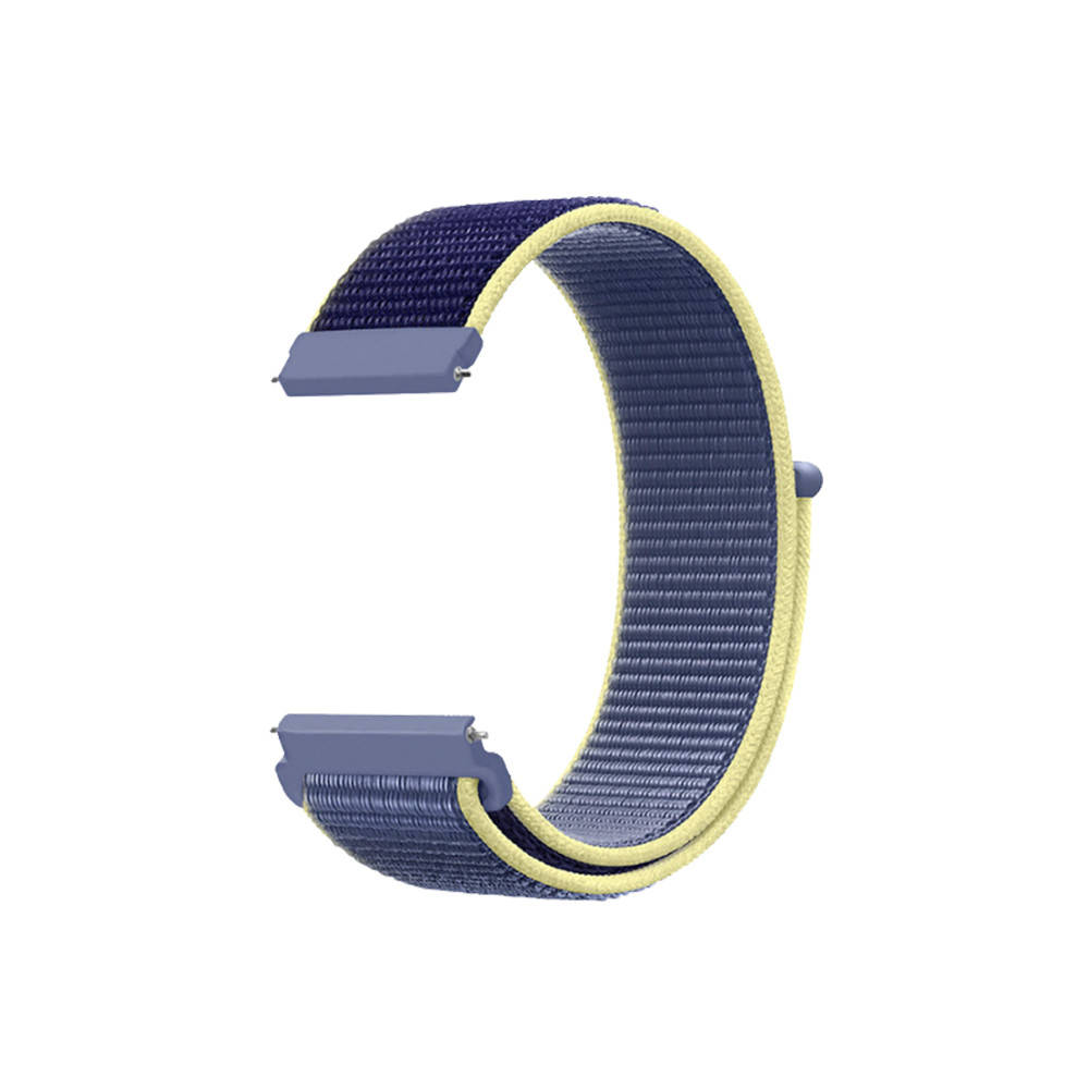 

Нейлоновый ремешок для Huawei Watch GT2 42mm / GT3 42mm Сине-лимонный