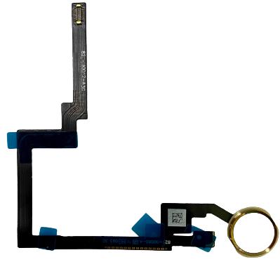

Шлейф iPad mini 3 Retina с кнопкой меню (Home) и золотистой пластиковой накладкой