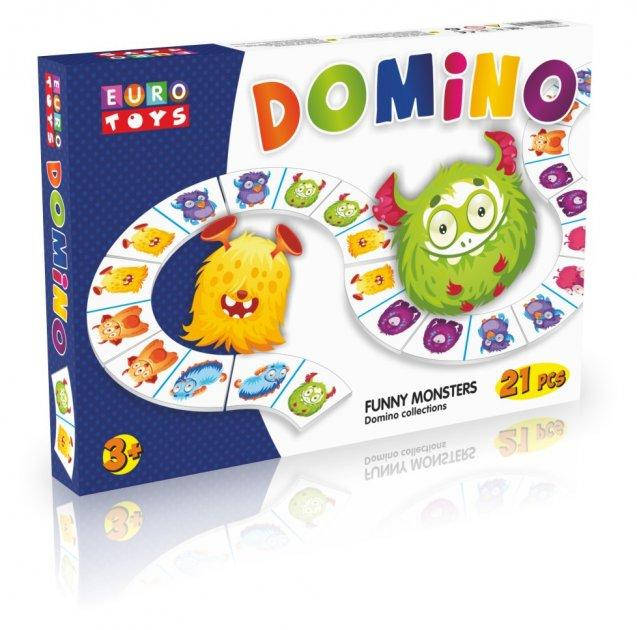 

Домино Смешные монстры EuroToys, 21 элемент