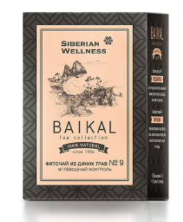 

Фиточай из диких трав № 9 (Углеводный контроль) - Baikal Tea Collection