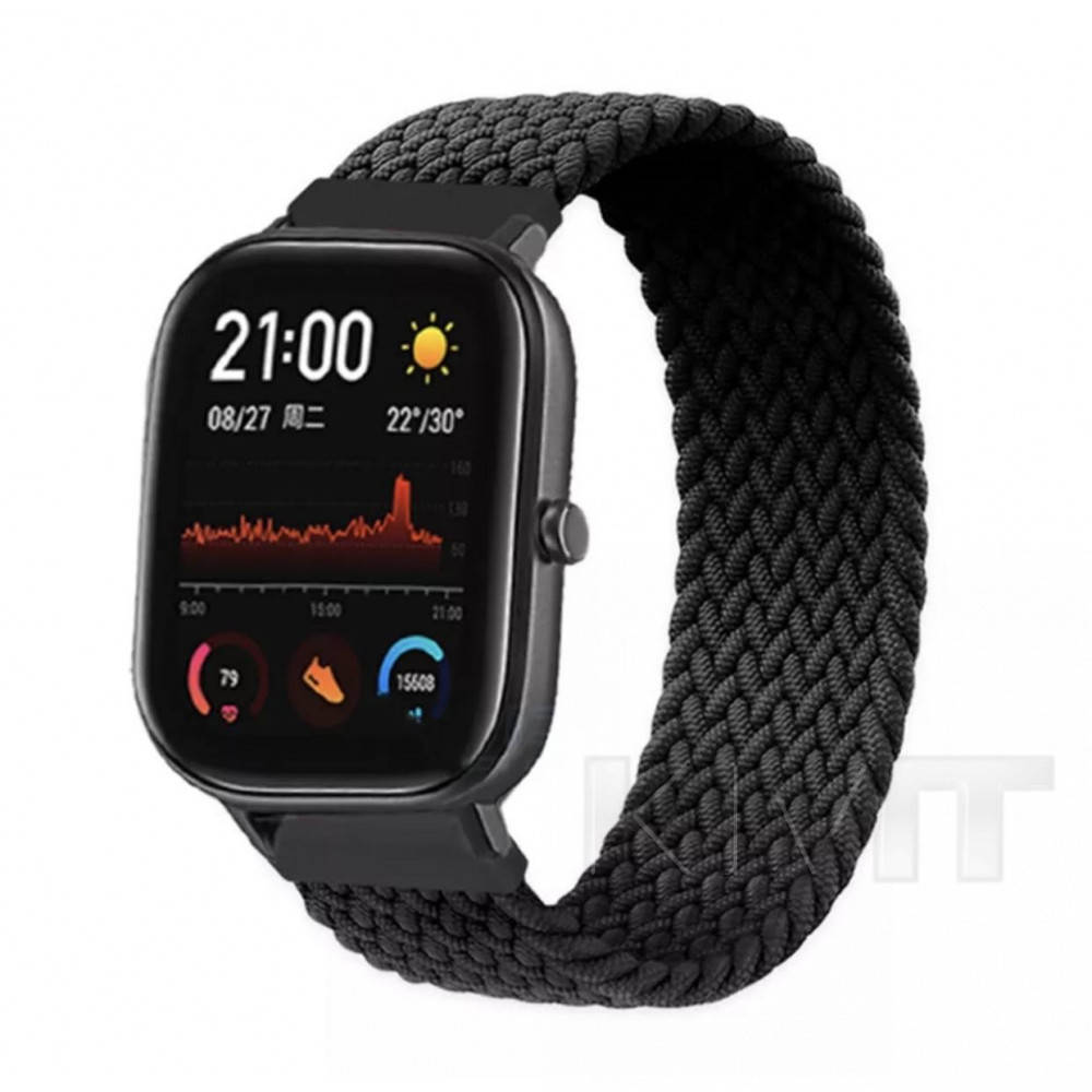 

Ремешок универсальный Nylon Solo Loop 20mm (Long 145 mm) — Black