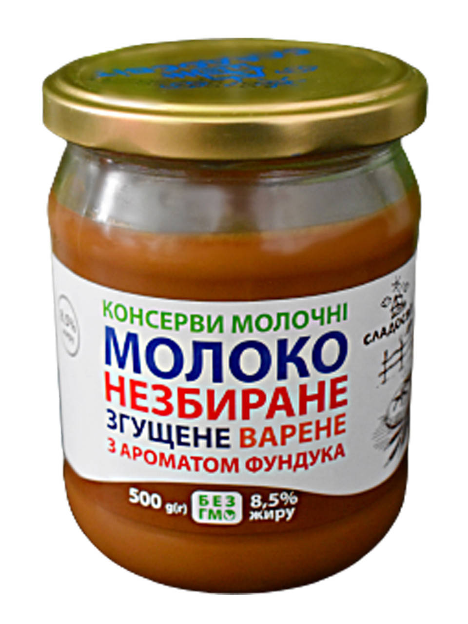 

Молоко сгущенное вареное с ароматом фундука 500г