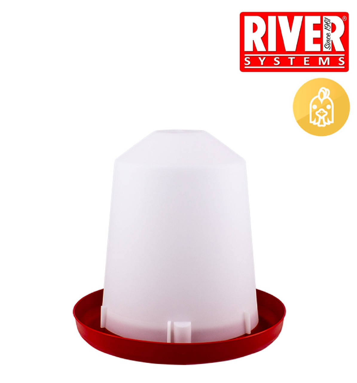 

Поїлка бункерна для птиці, на 10л RIVER