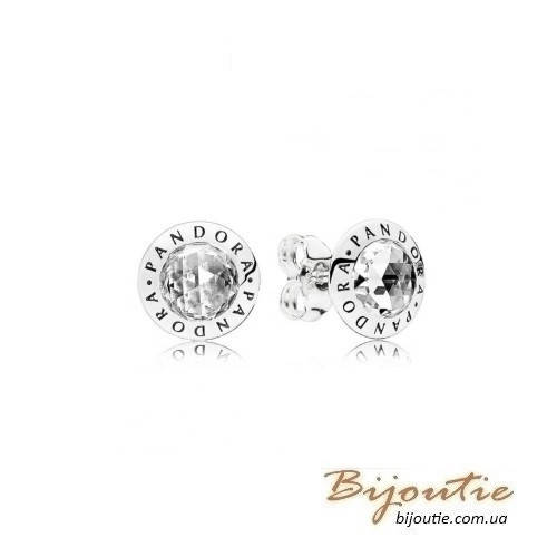 

Серьги Пандора С ЛОГОТИПОМ #296216CZ