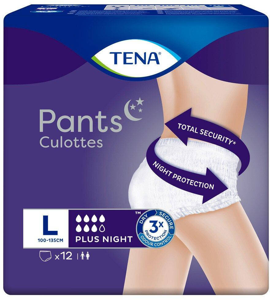 

Впитывающие трусы-подгузники для взрослых Tena Pants Plus Night 3 Large 12 шт.