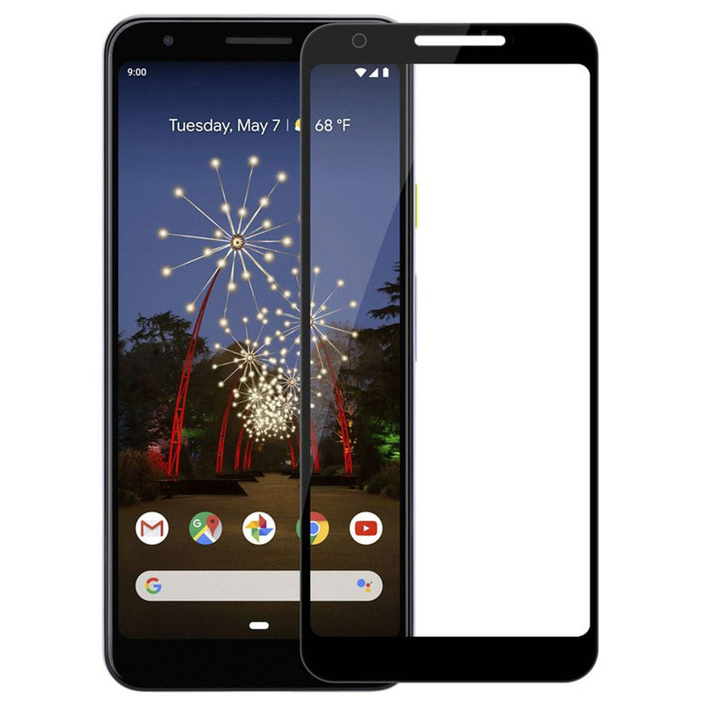 

Защитное стекло Mocolo 3D Full Glue для Google Pixel 3A Black (0.33 мм), Черный