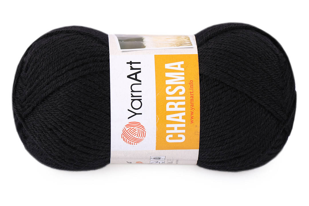 

YarnArt Charisma, Чёрный №585, Черный