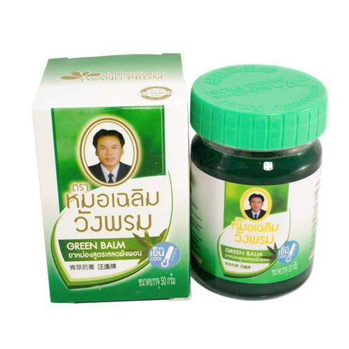 

Зеленый тайский бальзам Barleria Lupulina Balm от Wangprom