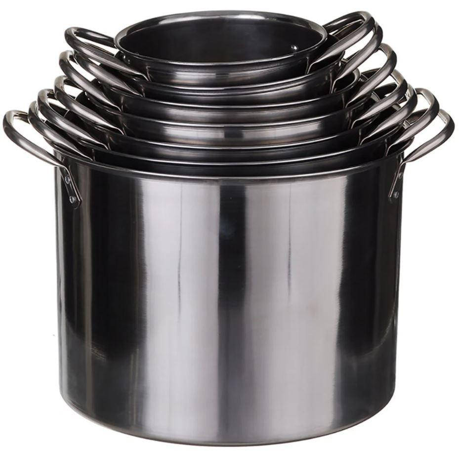 

Набор кастрюль с крышками A-Plus 0749 14 предметов silver