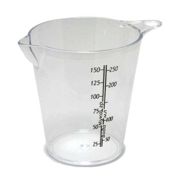 

Кружка мерная 250мм, Прозрачный
