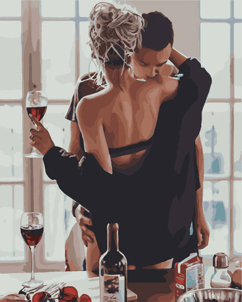 

Набор для росписи картина по номерам на холсте "Романтический утро 2" 40*50см