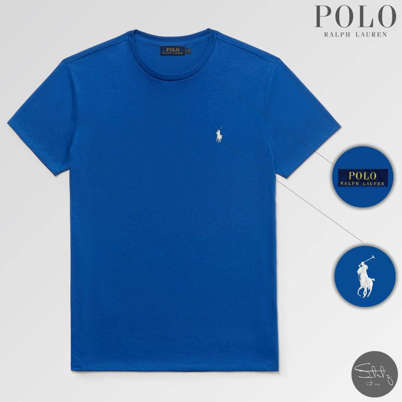 

Мужская Футболка Polo Ralph Lauren с Вышитым Логотипом в Синем Цвете | Футболка Поло Ральф Лорен Синяя M