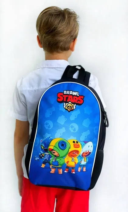 

Рюкзак школьный Бравл Старс Все герои