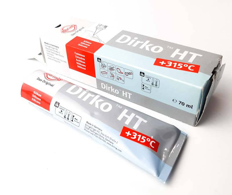 

Герметик формирователь прокладок (силиконовый) термостойкий DIRKO ELRING 315C 70мл серый (036164)