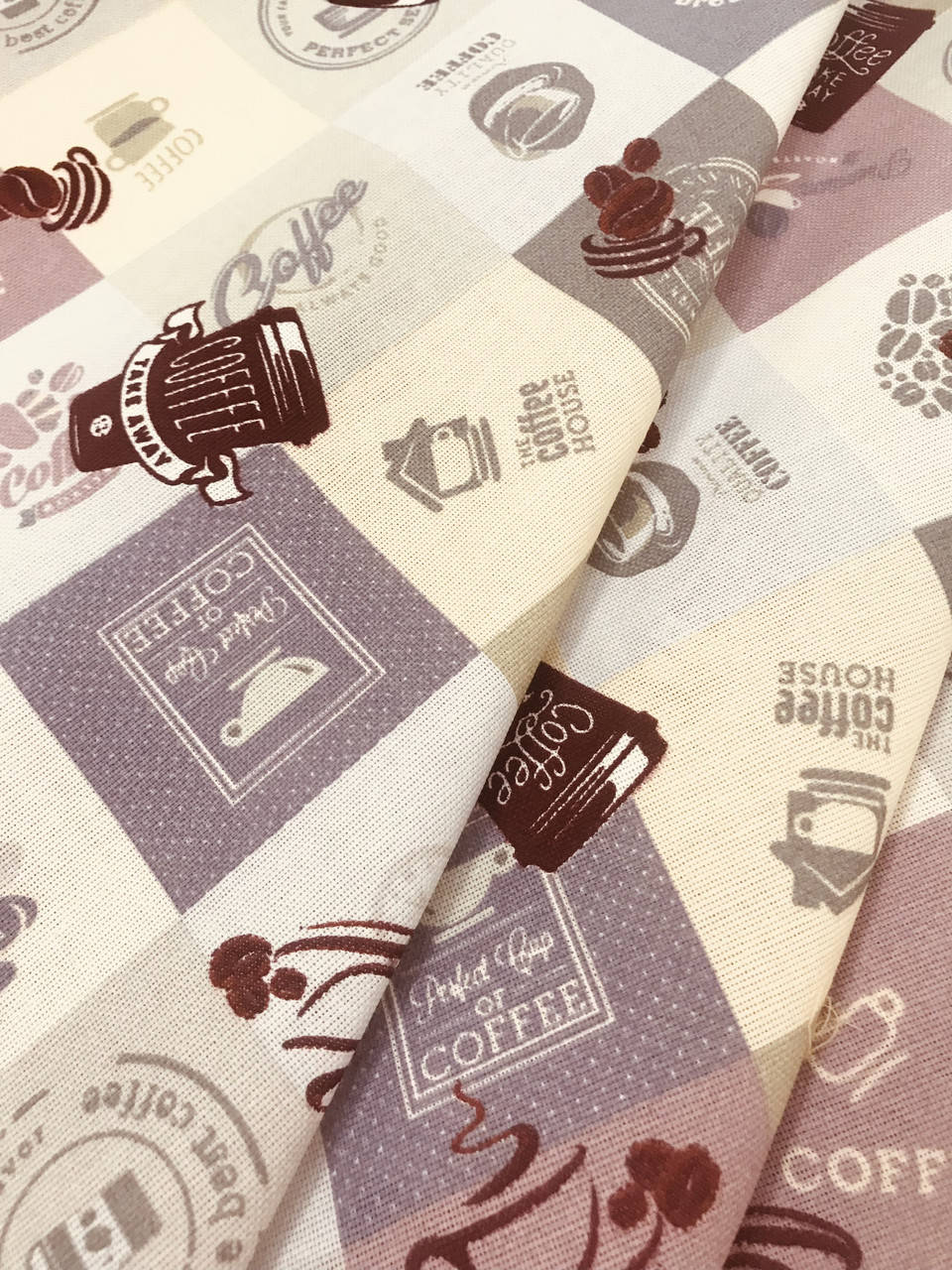 

Рогожка Кофейня хлопок 150 см, Бежевый