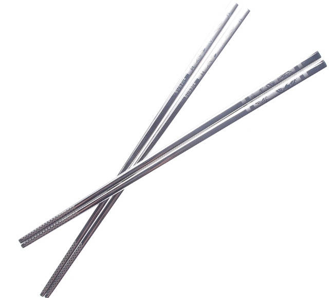 

Палочки для суши из нержавеющей стали! Палочки с лазерной гравировкой Дракона!