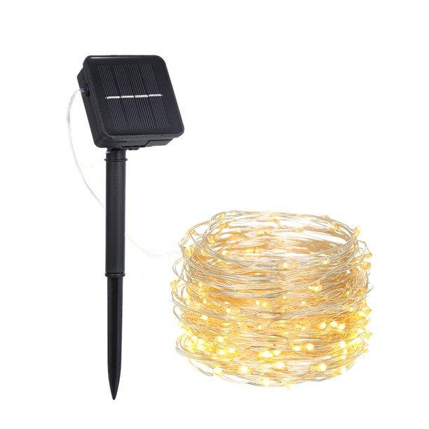 

Гирлянда капля росы на солнечной батарее 100 LED 10 метров 6W