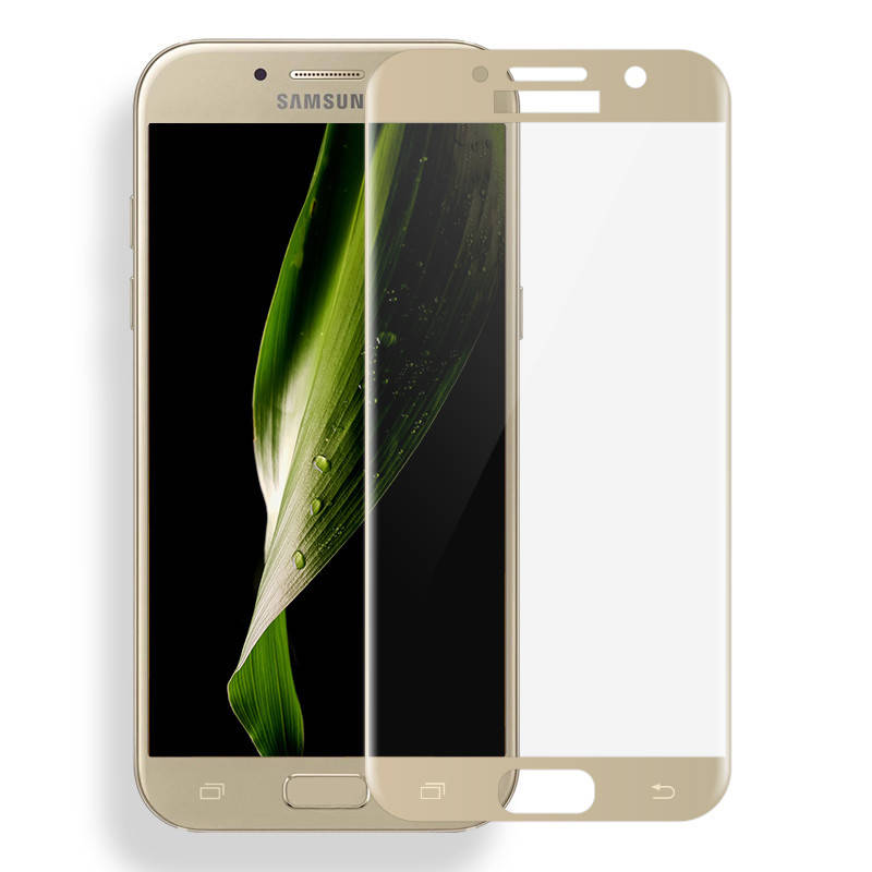 

Защитное стекло Samsung A7 2016 Full Screen 3D gold