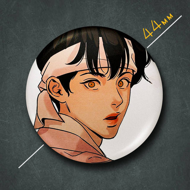 

"На Гём (Ночные этюды / Painter of the night)" значок круглый на булавке Ø44 мм