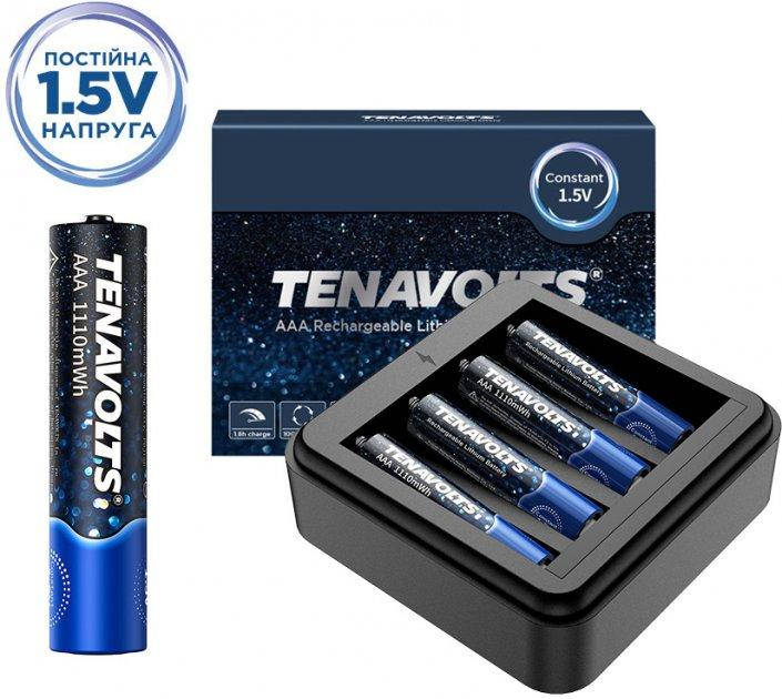

Аккумулятор Tenavolts AAA 1.5V 740 mAh 4шт с зарядным устройством