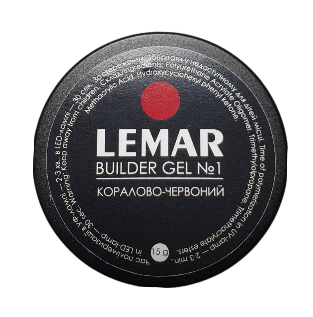 

Builder Gel Lemar гель №1, 15 мл