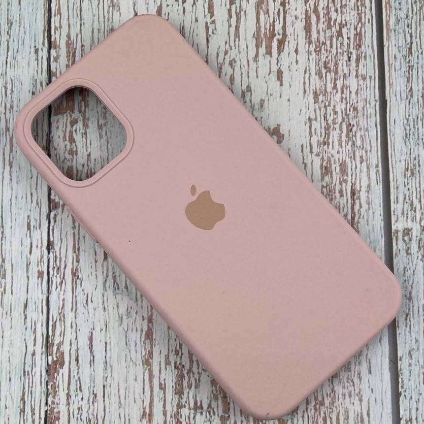 

Силиконовый Чехол на iPhone 11 Pro 5.8" Silicone Case 100% Original Светло-розовый